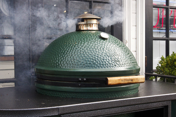 “Big Green Egg, Lane’s BBQ & Jesus”